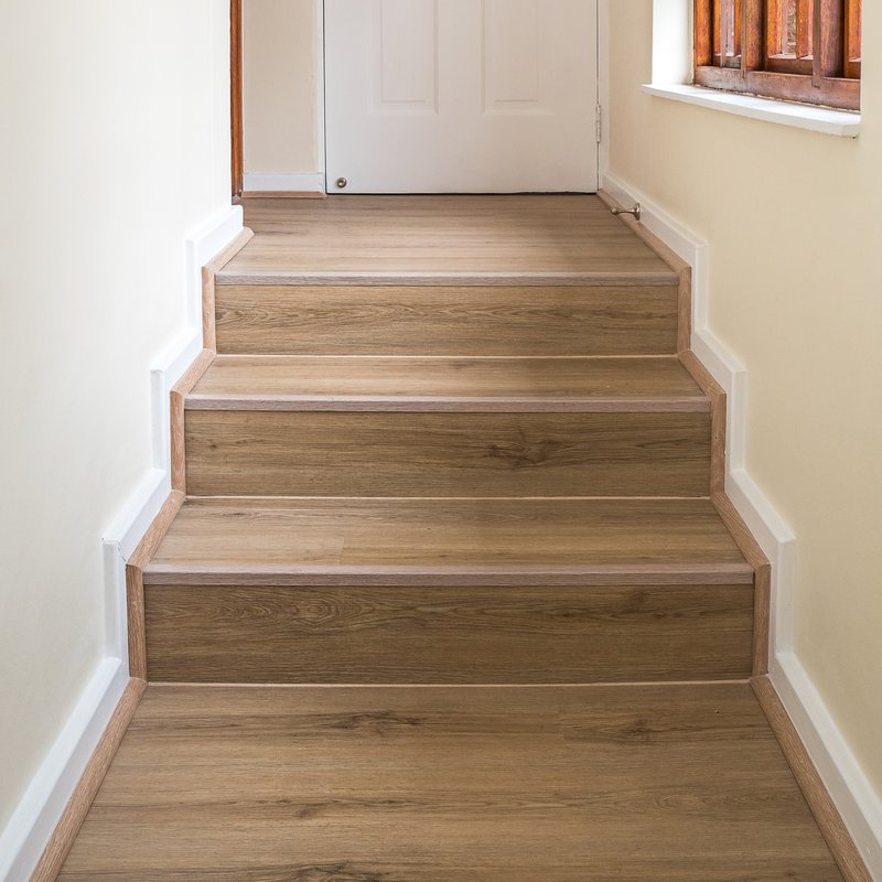 Gemstone Xtra installed on stairs - Prime Flooring Zimbabwe
